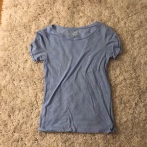 short sleeve blue american eagle top